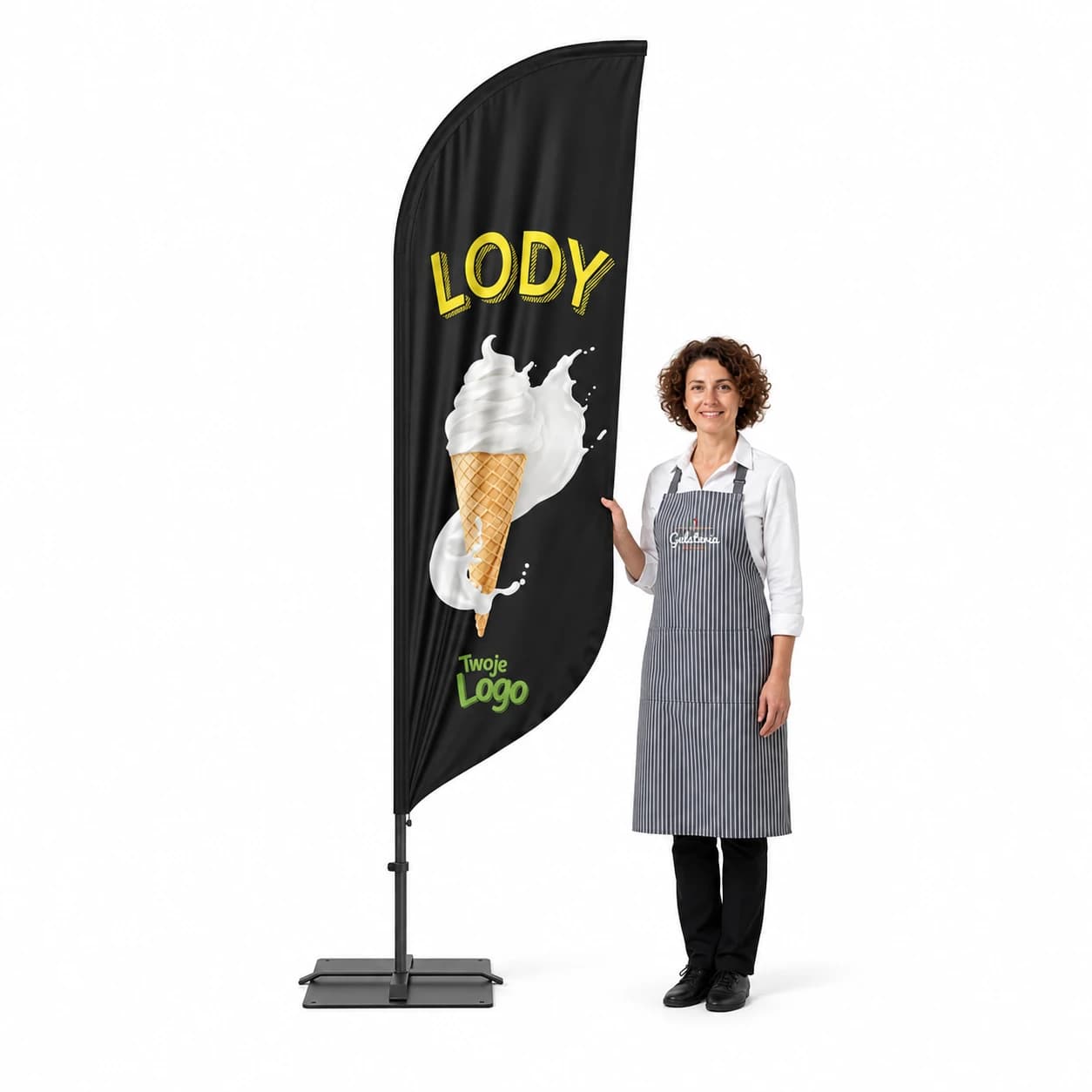 Winder reklamowy – Lody – wzór 39 – zestaw konfigurowalny