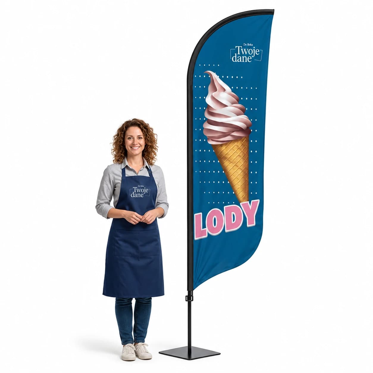 Winder reklamowy – Lody Reklama – wzór 34 – zestaw konfigurowalny
