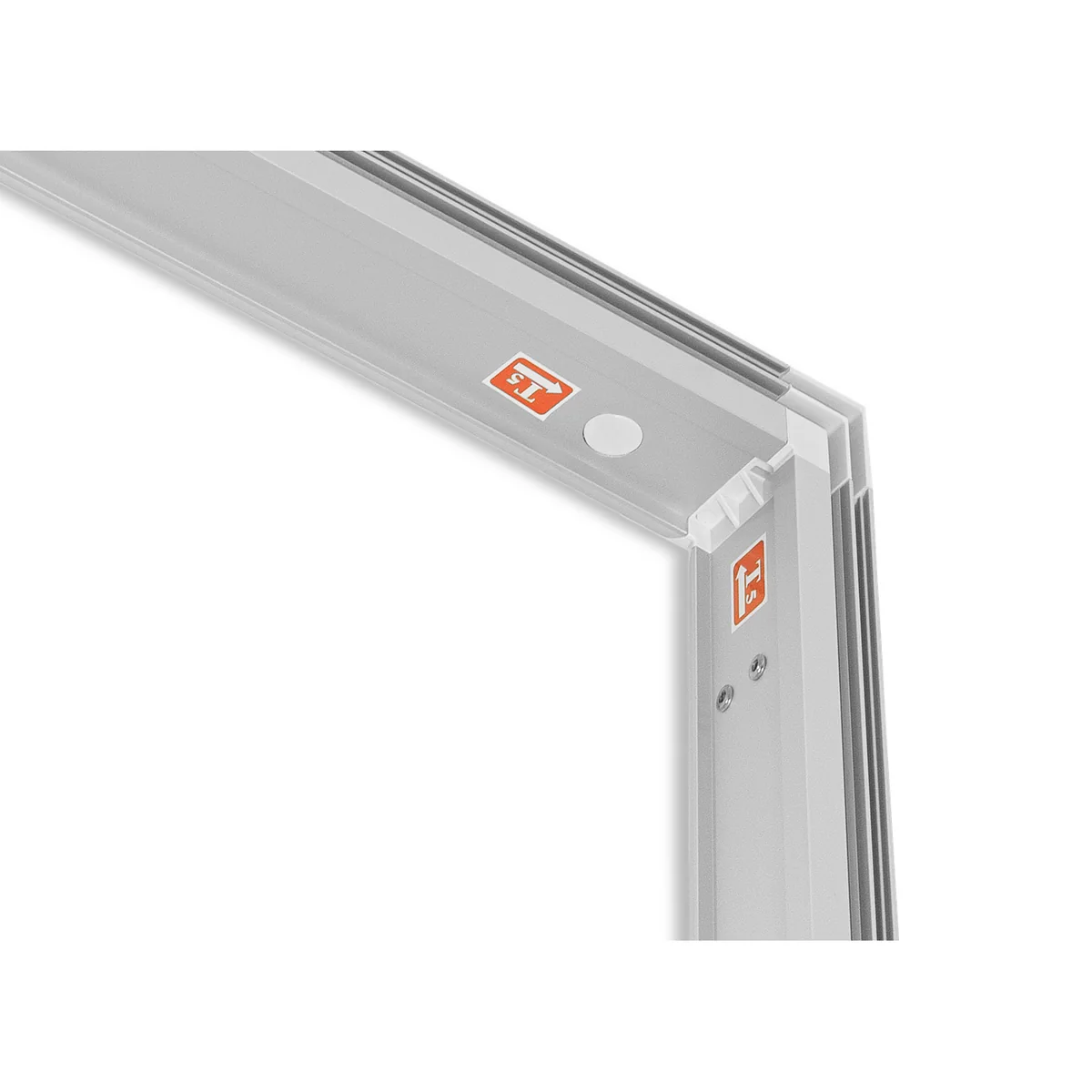 Profil aluminiowy 6,5 cm ścianki LED Backlight z rowkiem na grafikę SEG