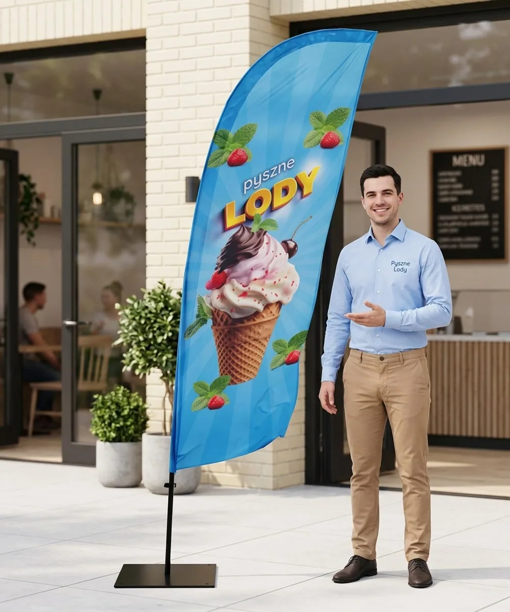 Winder reklamowy – Lody – wzór 5 – zestaw konfigurowalny – gotowy winder branżowy