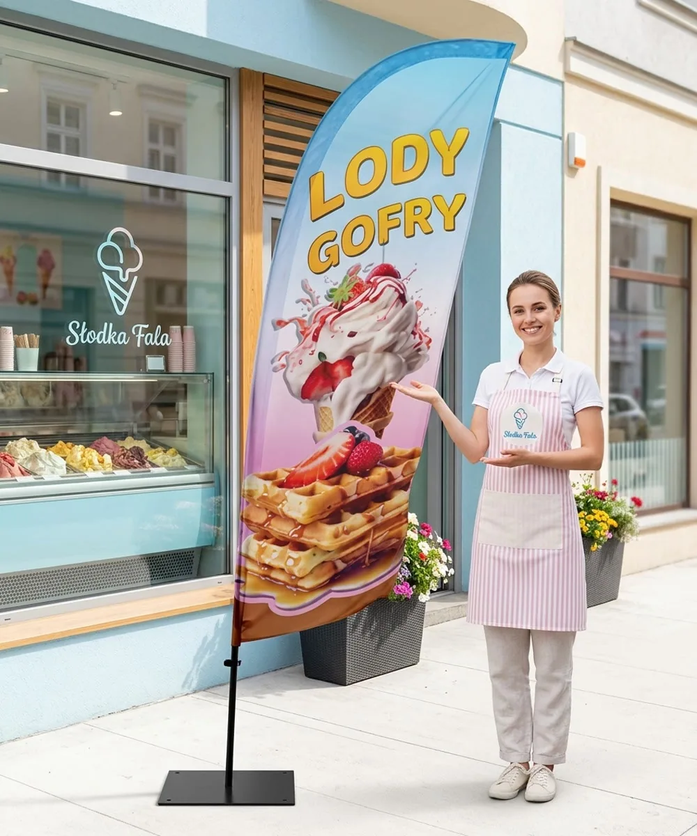 Winder reklamowy – Lody – wzór 3 – zestaw konfigurowalny – gotowy winder branżowy