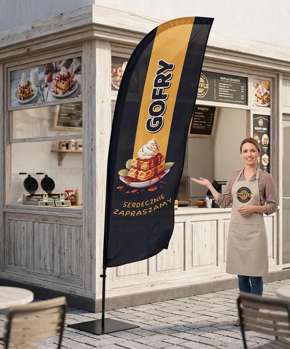 Winder reklamowy – Gofry Lody – wzór 1 – zestaw konfigurowalny – gotowy winder branżowy