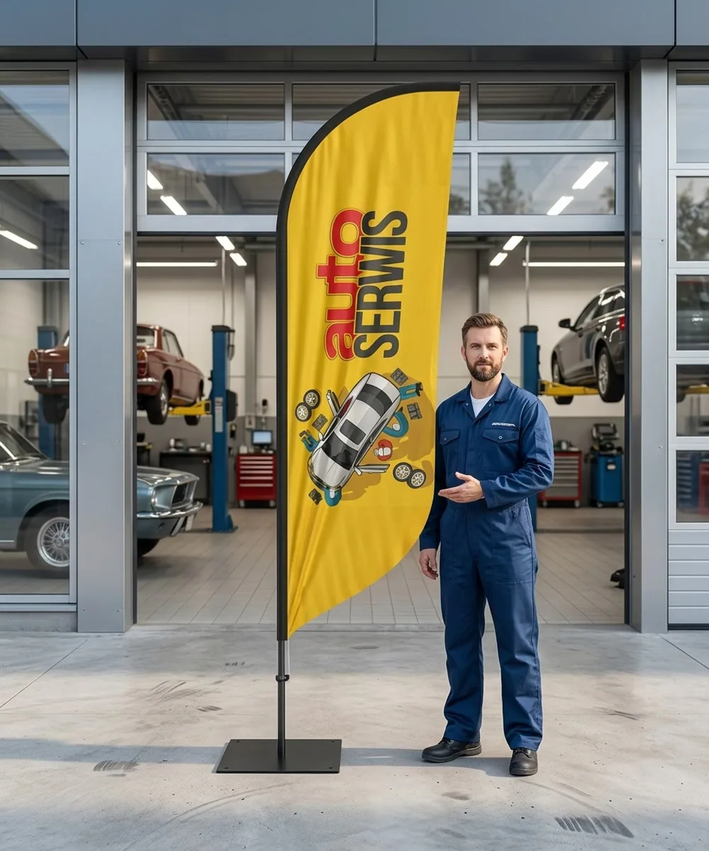 Winder reklamowy – Moto – wzór 1 – zestaw konfigurowalny – gotowy winder branżowy