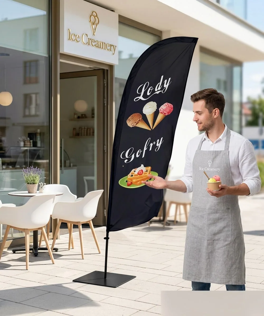 Winder reklamowy – Lody – wzór 13 – zestaw konfigurowalny – gotowy winder branżowy