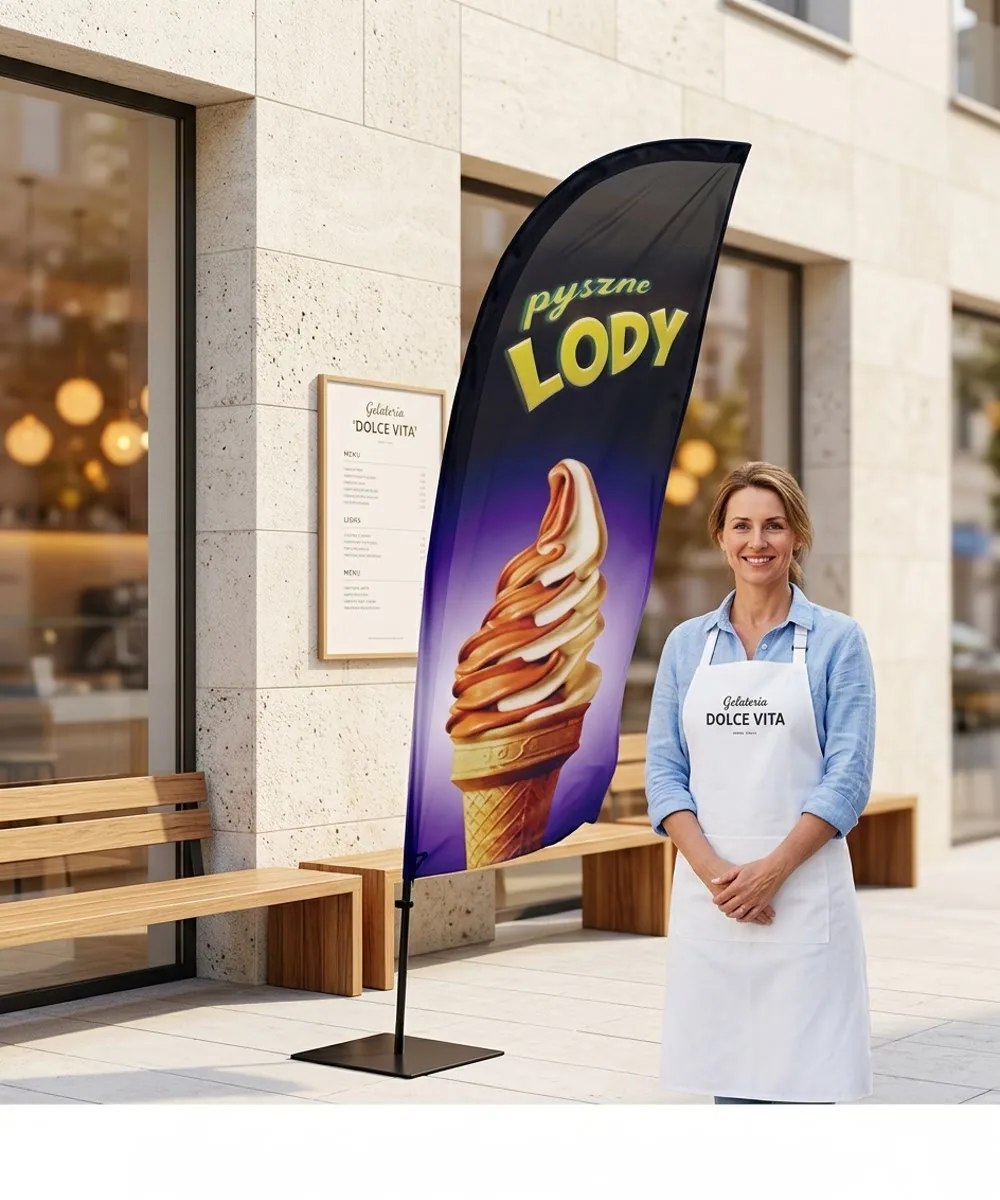 Winder reklamowy – Lody – wzór 16 – zestaw konfigurowalny – gotowy winder branżowy