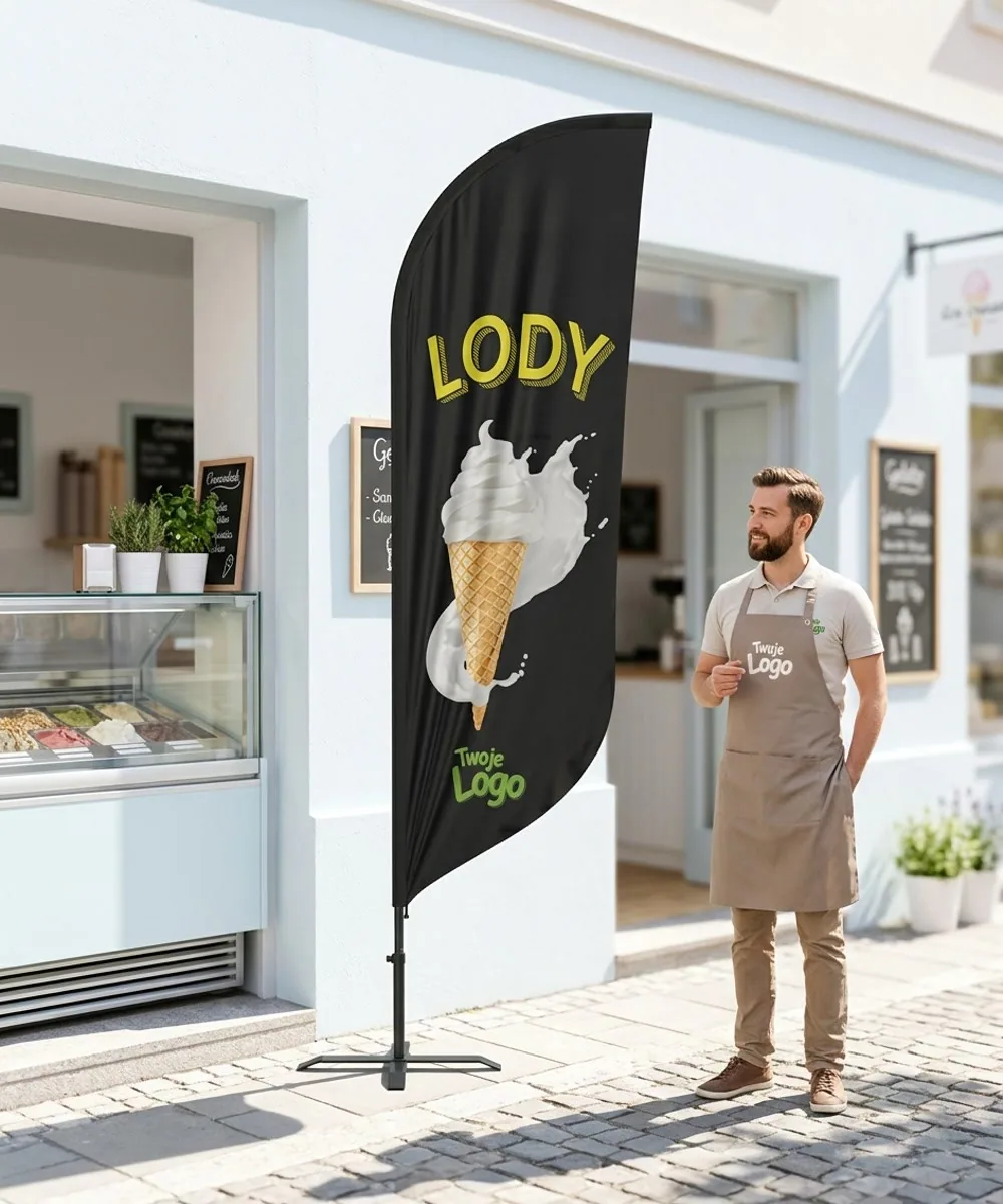 Winder reklamowy – Lody – wzór 39 – zestaw konfigurowalny – gotowy winder branżowy