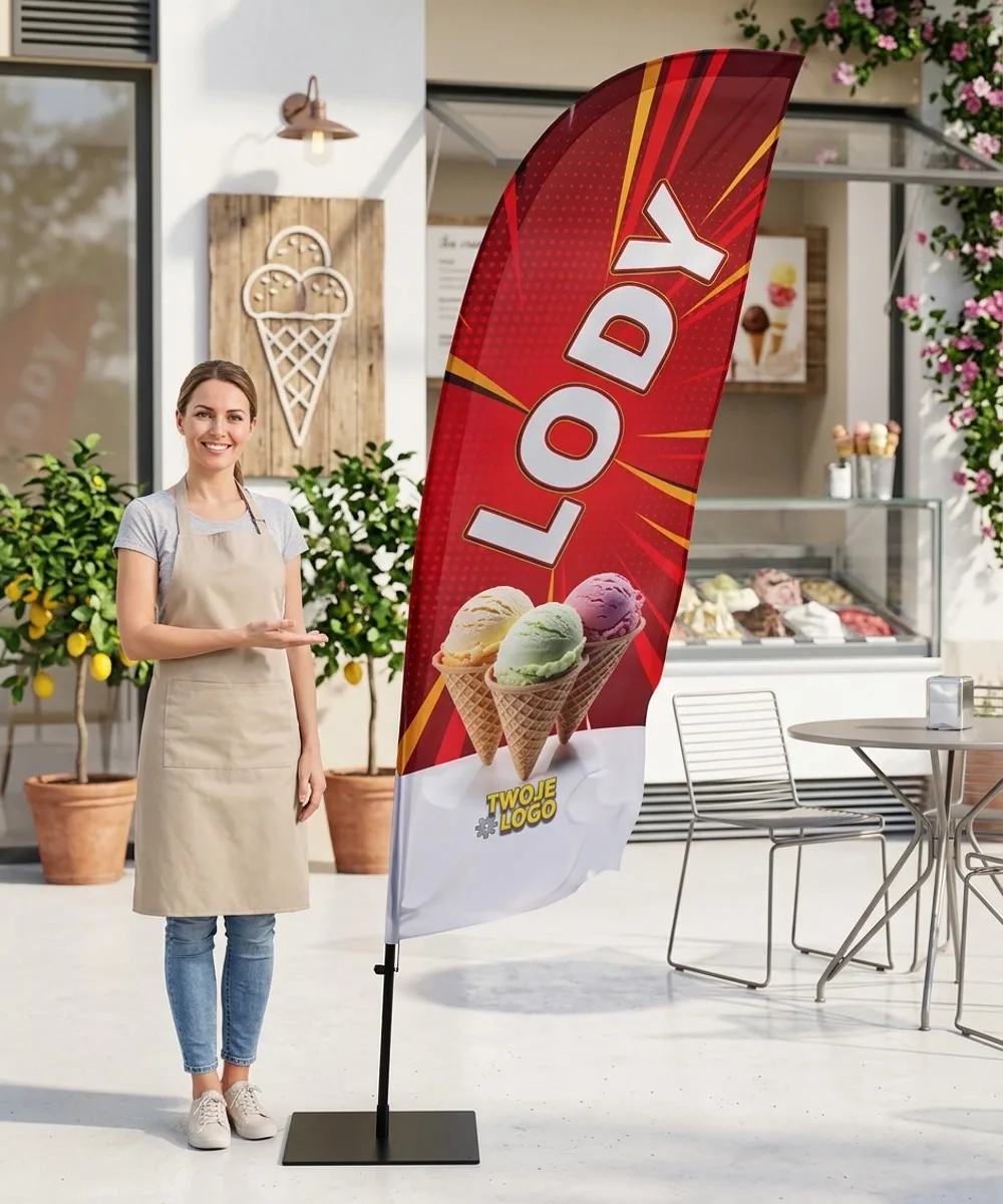 Winder reklamowy – Lody Reklama – wzór 26 – zestaw konfigurowalny – gotowy winder branżowy