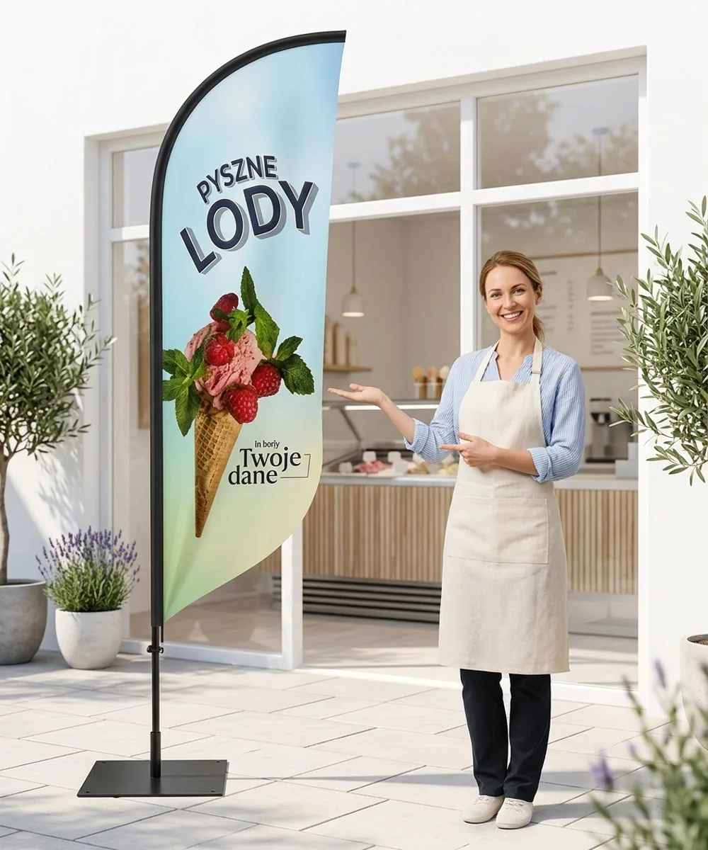 Winder reklamowy – Lody Reklama – wzór 27 – zestaw konfigurowalny – gotowy winder branżowy