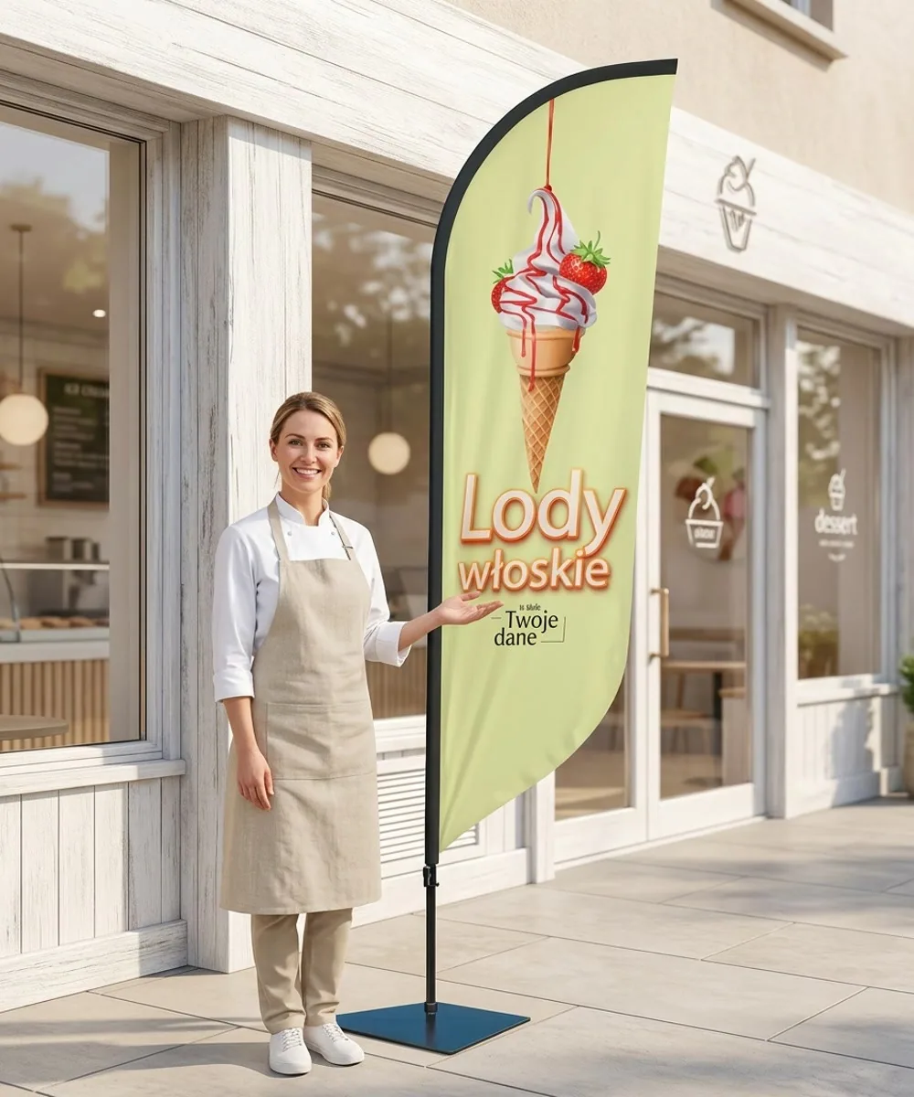 Winder reklamowy – Lody Reklama – wzór 29 – zestaw konfigurowalny – gotowy winder branżowy